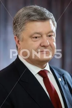 President of Ukraine Petro Poroshenko Stock Photos