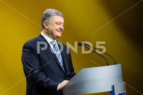 President of Ukraine Petro Poroshenko Stock Photos