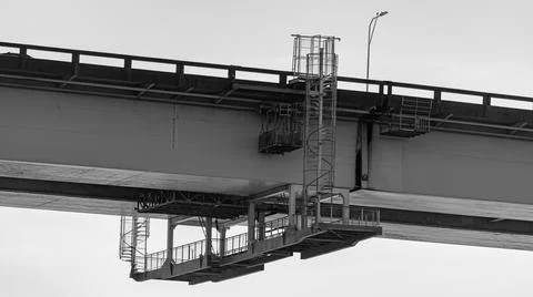 Presidente Costa e Silva Bridge, popularly known as the Rio-Niteri Bridge, ov Stock Photos