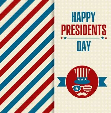 Presidents day background. Stock Illustration