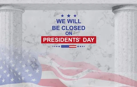 Presidents Day Background Stock Illustration