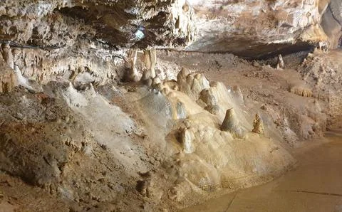 Presque Cave in the Lot Stock Photos