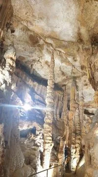 Presque Cave in the Lot Stock Photos
