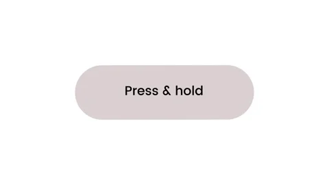 Press and hold bar icon animation isolated on white background Stock Footage 342096048