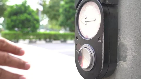 Press This Button To Cross Stock Footage 244026042