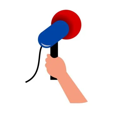 Press button icon, mic symbol. microphone icon design symbol for journalistic Stock Illustration