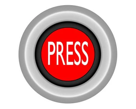 Press button Illustrazione stock