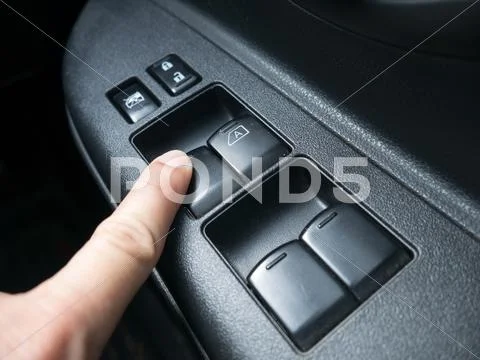 Press The Button To Open Car Door