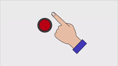 Press the button until it turns green. Stock Footage 326280252