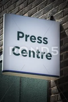 Press centre Stock Photos