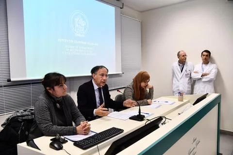Press conference develop health status of Tafida Raqueeb, Genoa, Italy - 08 Jan  Stock Photos