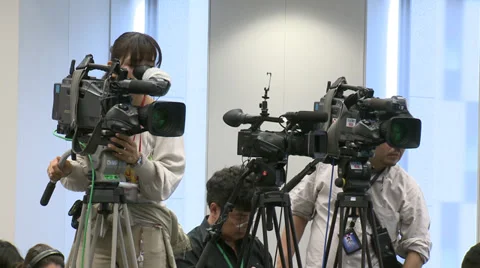 Press conference Video stock 32274628