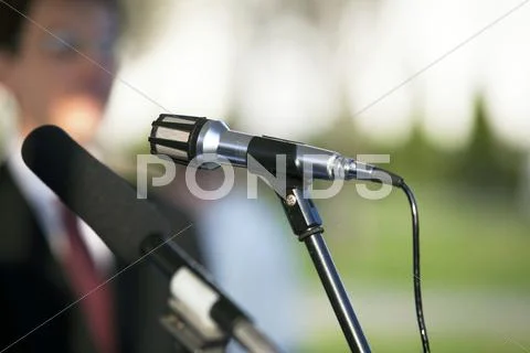 Press conference Stock Photos