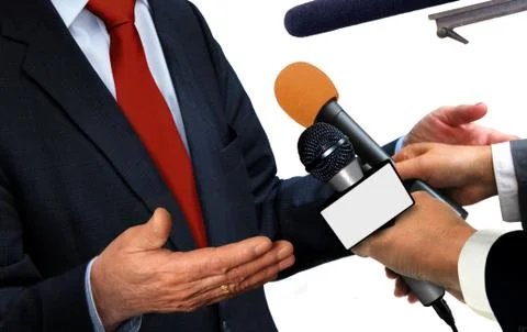 Press conference Stock Photos