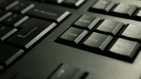 Press the"delete" key on keyboard Stock Footage 37821789