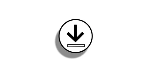 Press download button stylish 4k video Stock-Footage 230082149