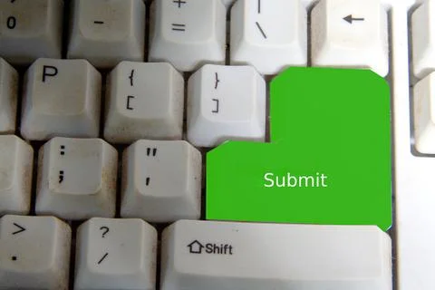 Press Enter Button to Submit Stock Photos