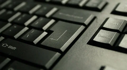 Press the"Enter" key on keyboard Video stock 37821661