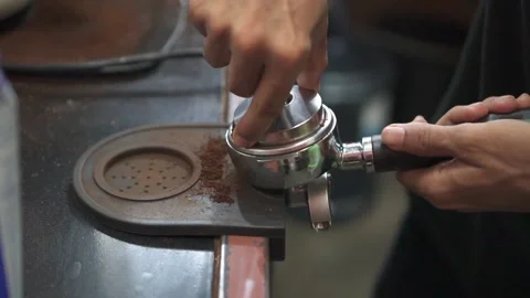 Press Espresso Stock Footage 136500197