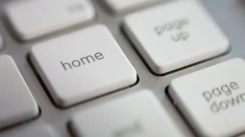 Press HOME Stock Footage