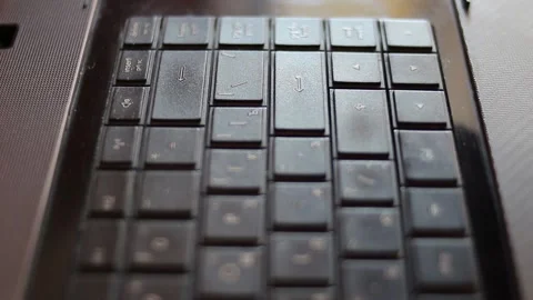 Press on the keyboard Stock Footage 109177009