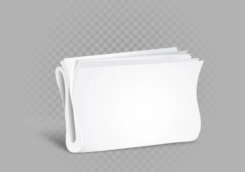 Press newspaper template Stock Illustration