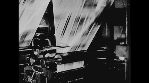 Press played and important role in the history of America - 1942 Stock Footage 83713393