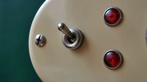 Press Power Button switch Stock Footage 76917107