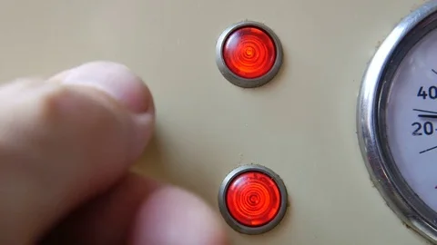 Press Power Button switch Stock Footage 76918008