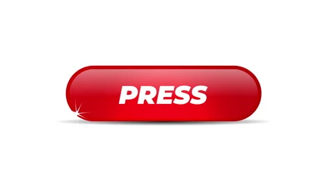 Press red glossy button Video stock 225295226