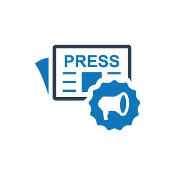 Press Release Icon Stock Illustration
