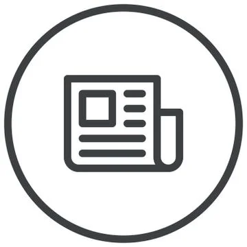 Press Release Stock Illustration