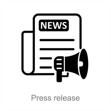 Press release Stock Illustration