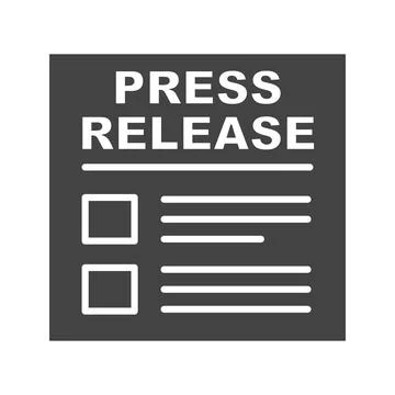 Press Releases icon vector image. Stock Illustration