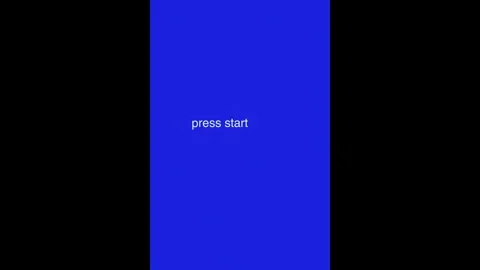 Press Start Text Random Flashing Neon Colors Retro Purple Blue Stock Footage 296128378
