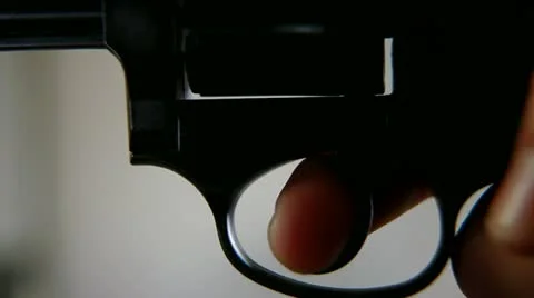 Press The Trigger Stock Footage 10967302