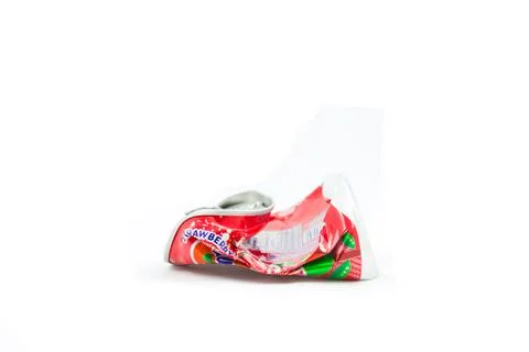 Pressed cans Foto stock