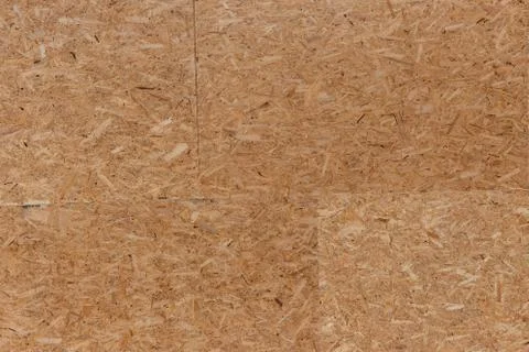 Pressed chipboard. Construction material. Stock Photos