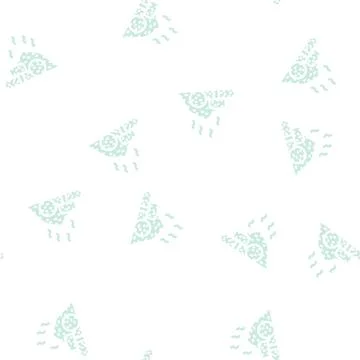Pressed compost glyph vector seamless pattern 库存插图