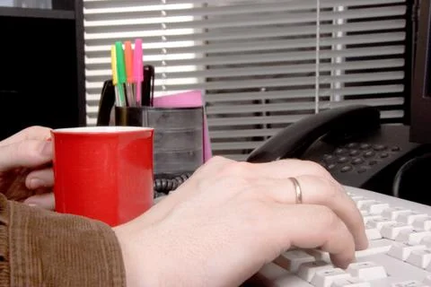 Pressed enter key Stock Photos