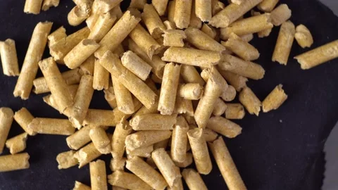 Pressed sawdust 4K Vidéo 195024090