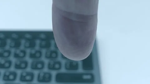 Presses the buttons: enter, back, shift, ctrl, alt, space Stock Footage 259687740