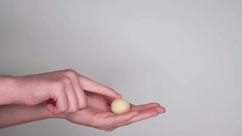 Presses candy with a finger 스톡 동영상 131111019