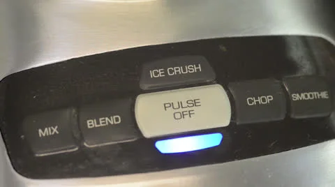 Pressing blender buttons multiple different times Stock Footage 22654380