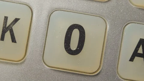 Pressing Button 0 On Remote Control Stock Footage 100235157