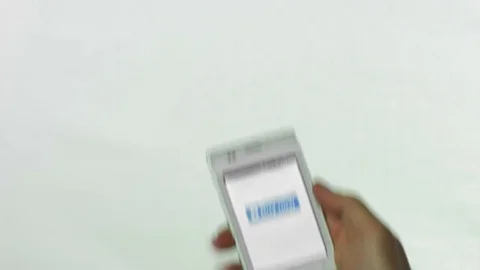Pressing Button - Buy Now on Mobile Phone Stock Footage 70434394