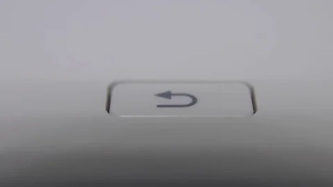 Pressing of the button return in the printer Stock Footage 81787101