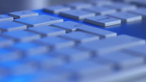 Pressing Enter Key or Sending Message. Macro Shot Stock Footage 115588708