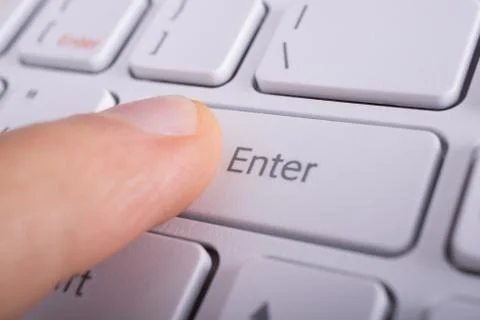 Pressing Enter Key Photos