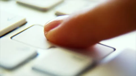 Pressing Enter-key on your keyboard 動画素材 53866981